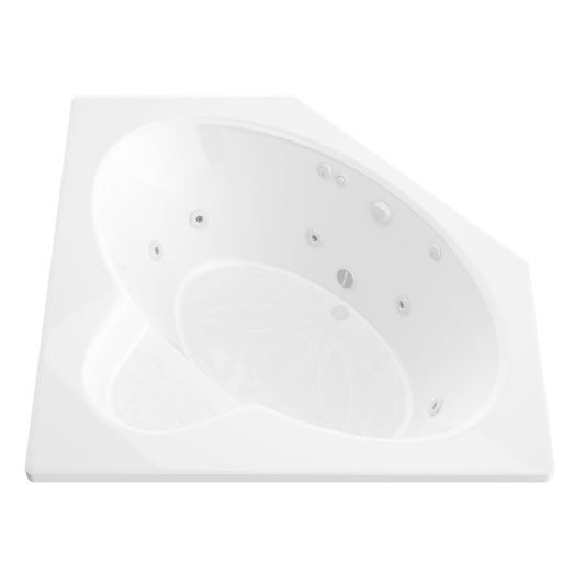 Atlantis Whirlpools Sublime 60 x 60 Corner Whirlpool Jetted Bathtub