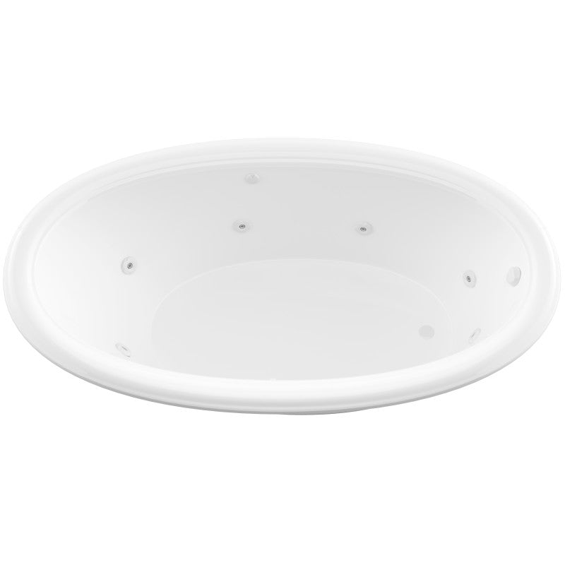 Atlantis Whirlpools Petite 36 x 60 Oval Whirlpool Jetted Bathtub