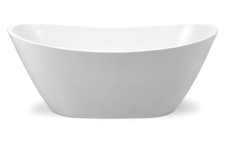 Cross Series 5.58 ft. Freestanding Bathtub in White