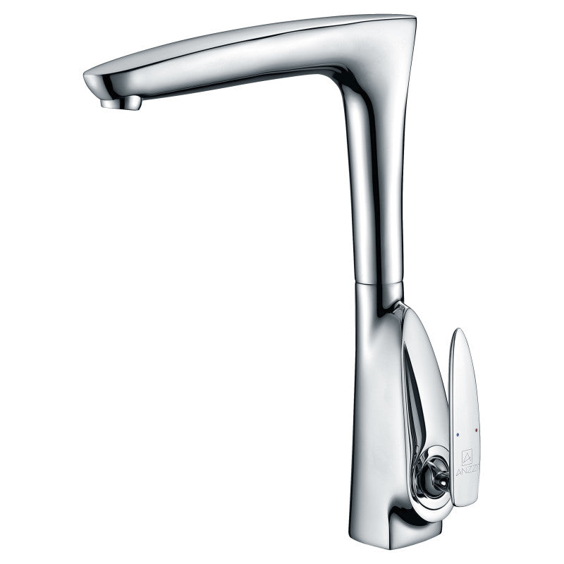 Timbre Series Single-Handle Standard Kitchen Faucet in Polished Chrome
