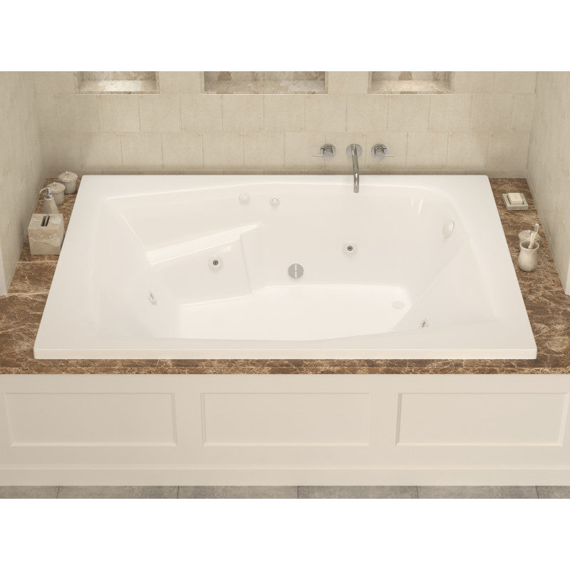 Atlantis Whirlpools Caresse 54 x 72 Rectangular Air & Whirlpool Jetted Bathtub