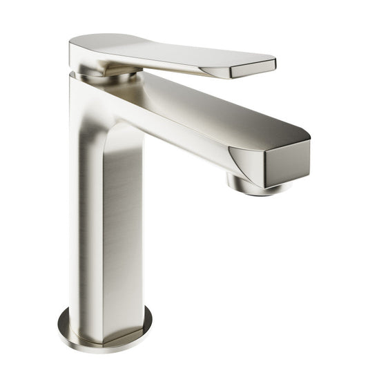ANZZI Single Handle Single Hole Bathroom Faucet With Pop-up Drain in Brushed Nickel
