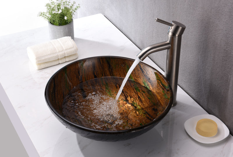 Gwazeni Series Vessel Sink in Shifting Earth