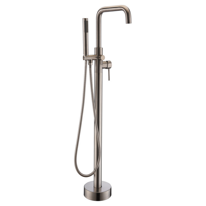Moray Series 2-Handle Freestanding Tub Faucet with Hand Shower in Brushed Nickel