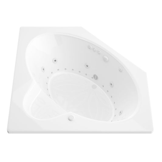 Atlantis Whirlpools Sublime 60 x 60 Corner Air & Whirlpool Jetted Bathtub