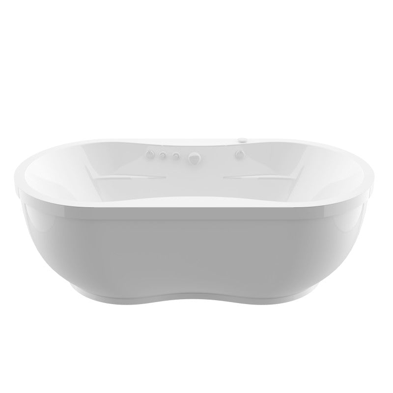 Atlantis Whirlpools Embrace 34 x 71 Oval Freestanding Air & Whirlpool Water Jetted Bathtub