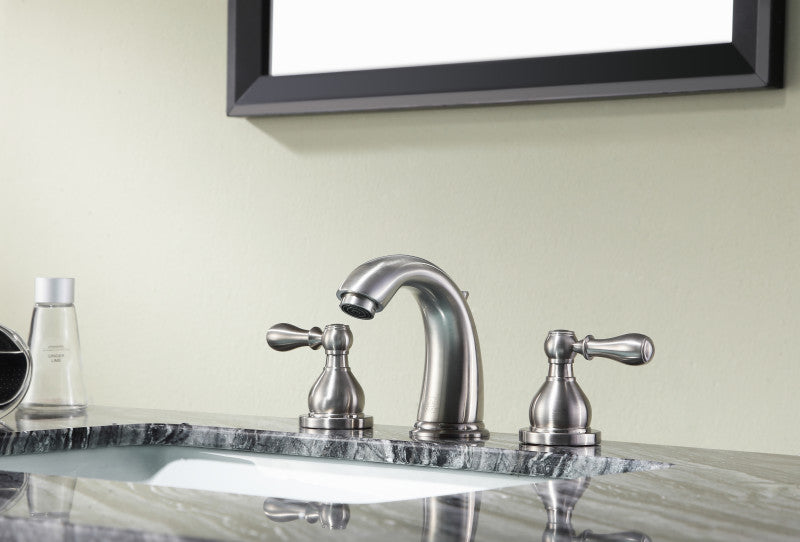 Merchant 8 in. Widespread 2-Handle Bathroom Faucet in Brushed Nickel