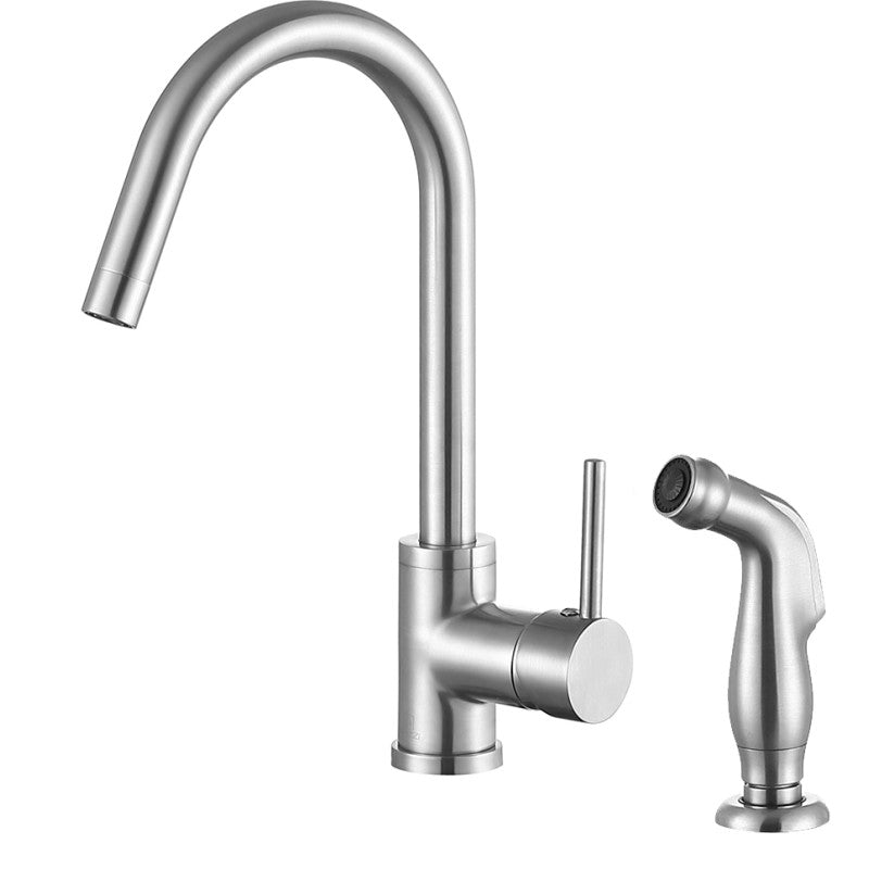 Farnese Single-Handle Standard Kitchen Faucet in Brushed Nickel