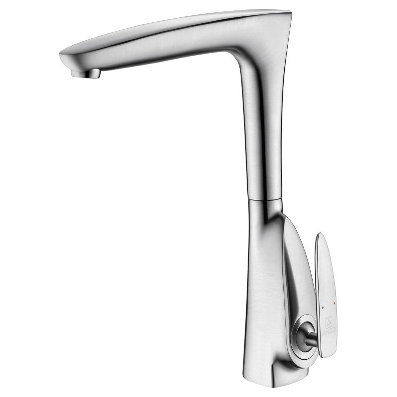 Timbre Series Single-Handle Standard Kitchen Faucet in Brushed Nickel